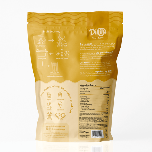 Freeze Dried Peach Snack