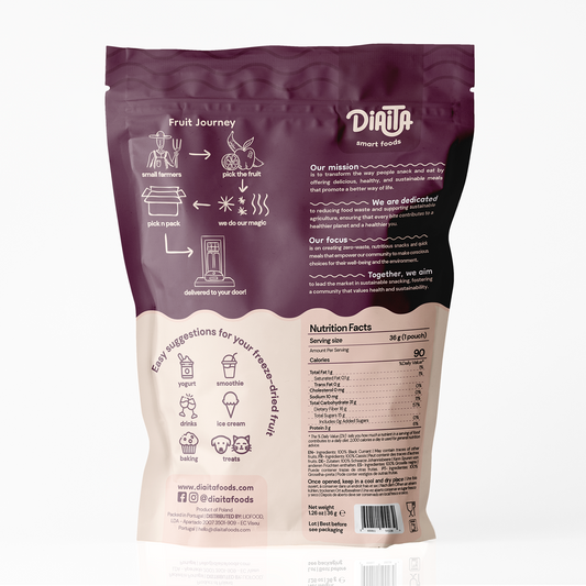 Freeze Dried Black Currant Snack