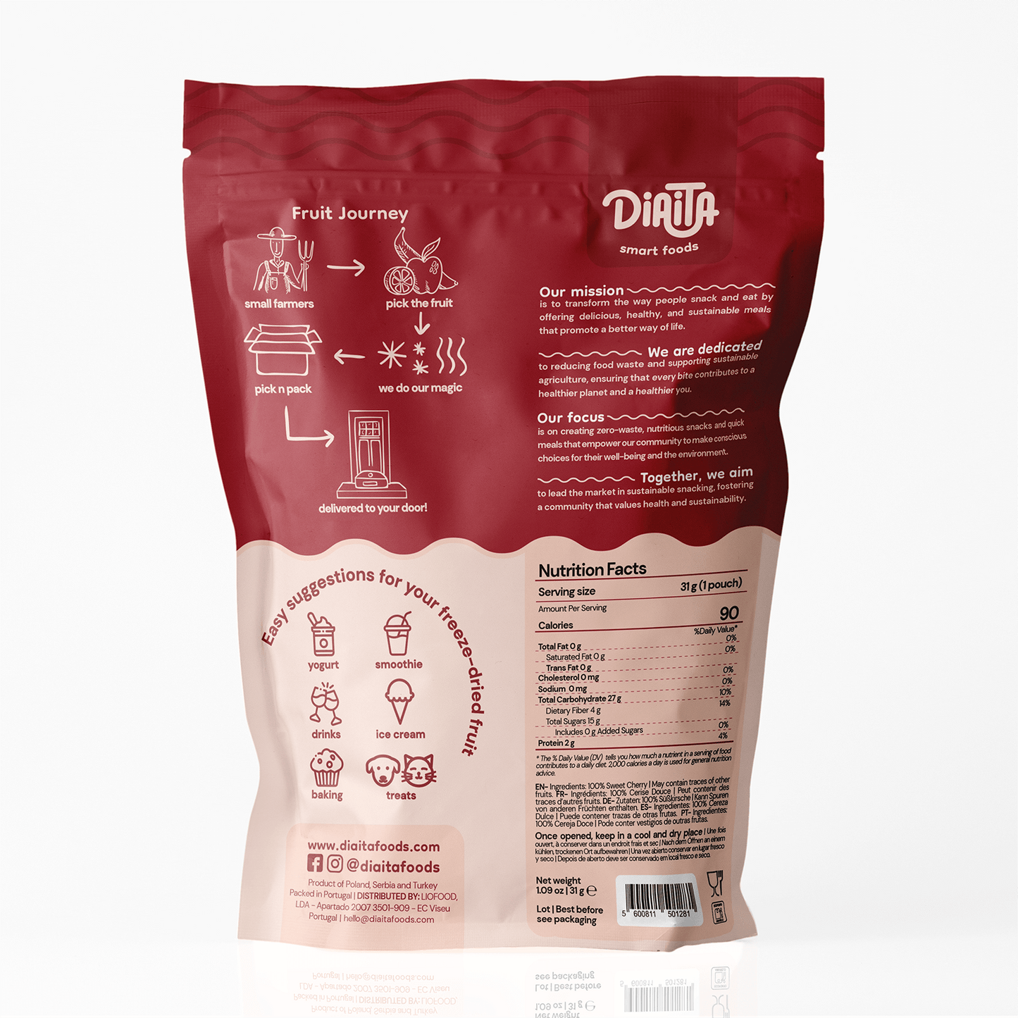 Freeze Dried Cherry Snack
