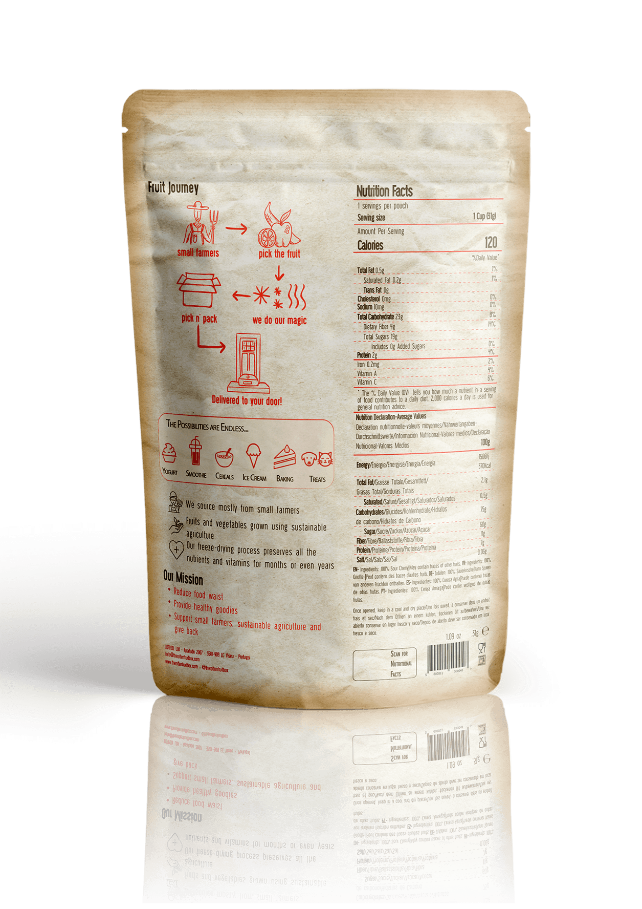 Freeze Dried Cherry Snack